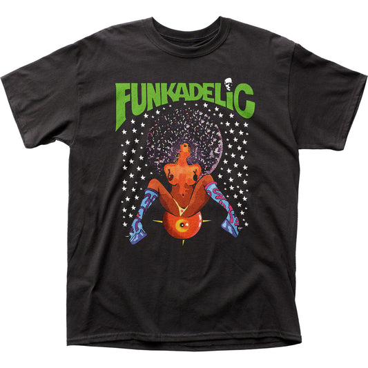 Funkadelic Afro Girl Mens T Shirt Black