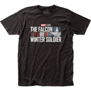 Falcon and the Winter Soldier FWS Logo Mens T Shirt Black