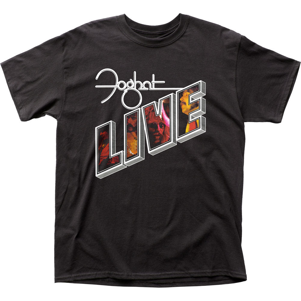 Foghat Live Mens T Shirt Black