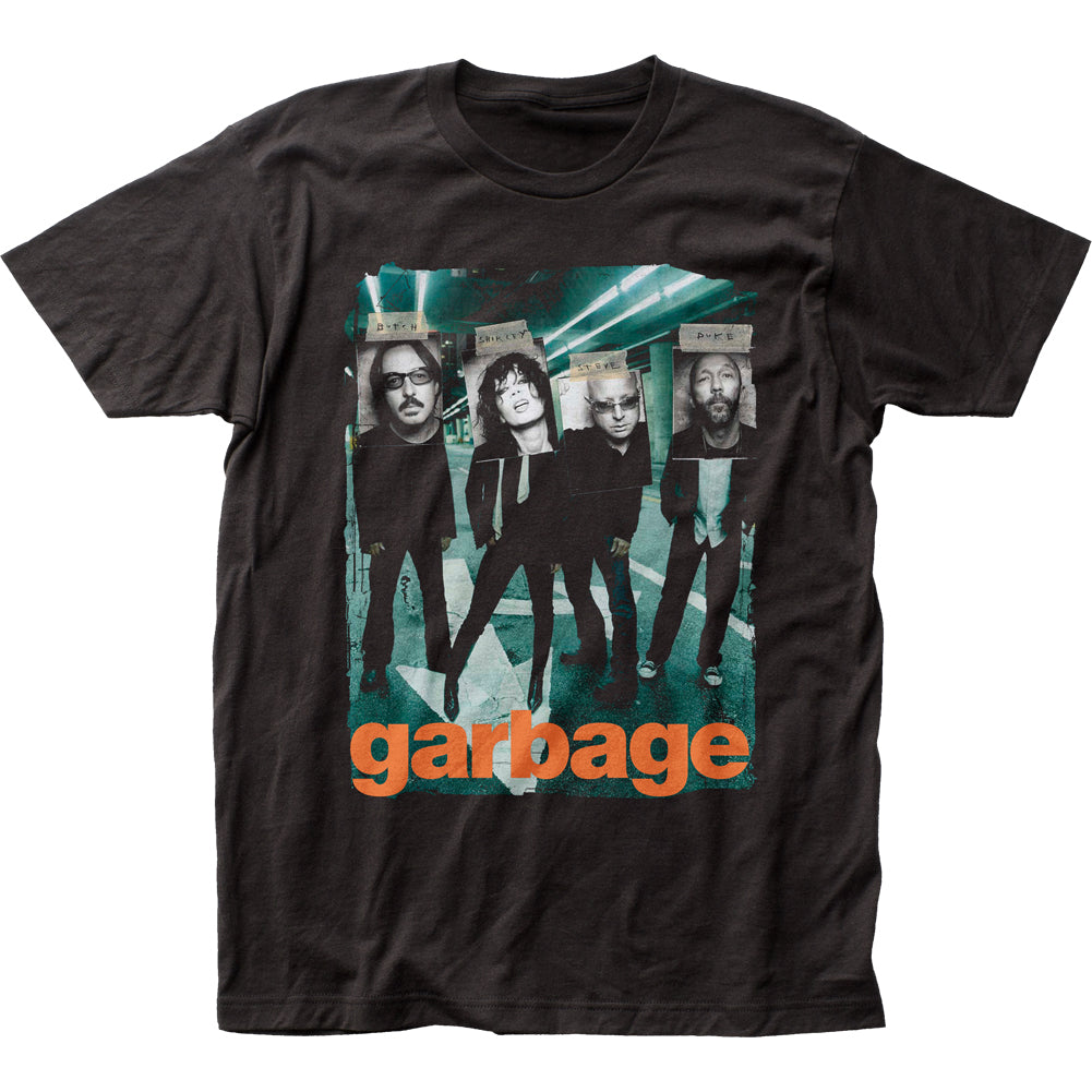 Garbage Taped Mens T Shirt Black