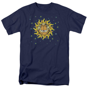 Garfield Celestial Mens T Shirt Navy Blue
