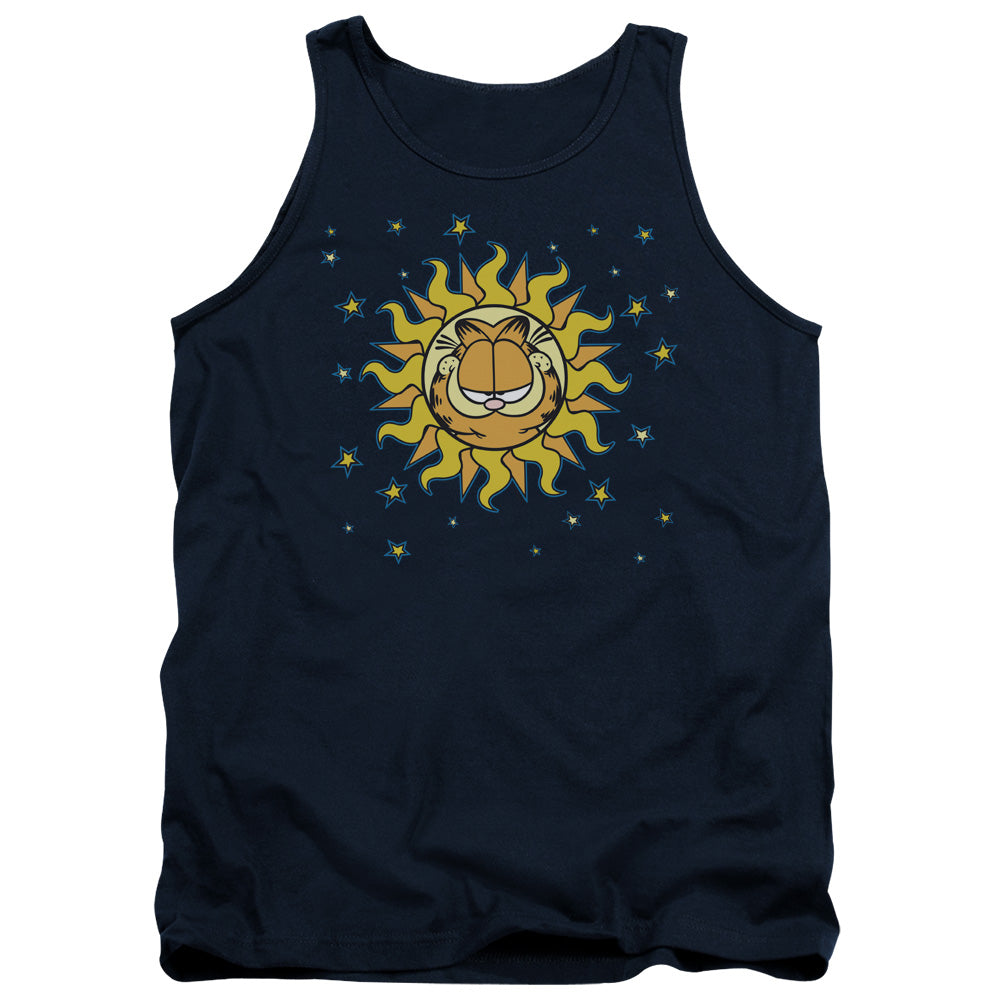 Garfield Celestial Mens Tank Top Shirt Navy