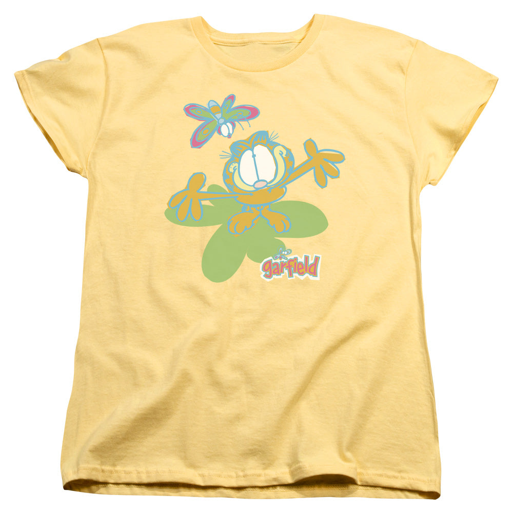 Garfield Butterfly Womens T Shirt Banana