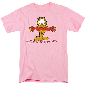 Garfield Sweetheart Mens T Shirt Pink