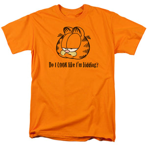 Garfield Do I Look Like Im Kidding Mens T Shirt Orange