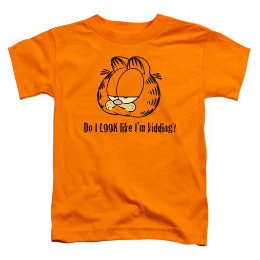 Garfield Do I Look Like Im Kidding Toddler Kids Youth T Shirt Orange
