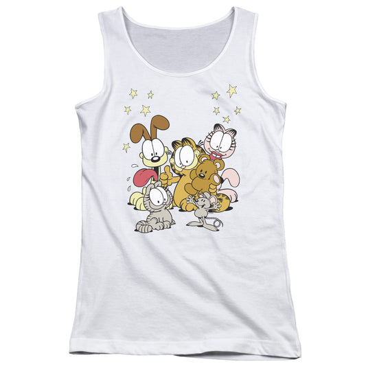 Garfield Friends Are Best Womens Tank Top Shirt White