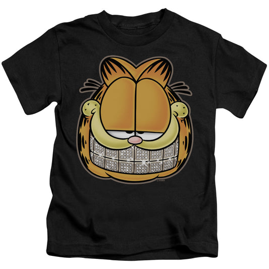 Garfield Nice Grill Juvenile Kids Youth T Shirt Black