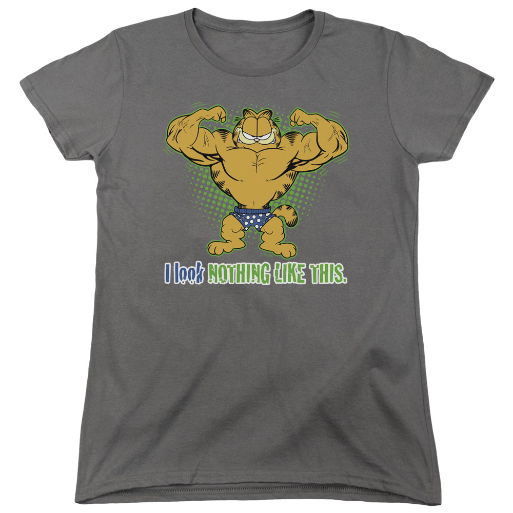 Garfield Nothing Like This Womens T Shirt Charcoal
