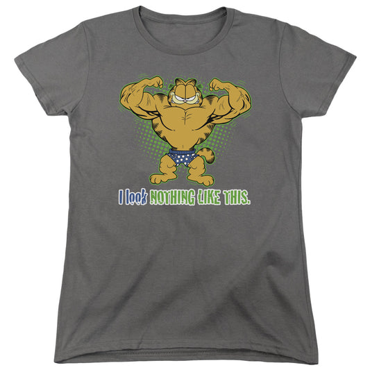Garfield Nothing Like This Womens T Shirt Charcoal