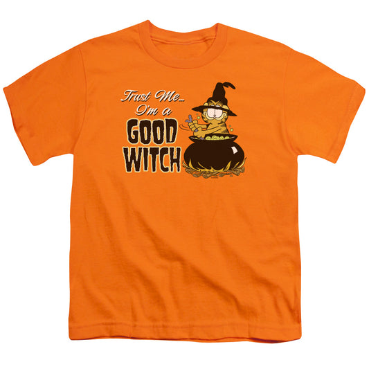 Garfield Trust Me Kids Youth T Shirt Orange
