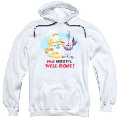 Garfield Well Done Mens Hoodie White