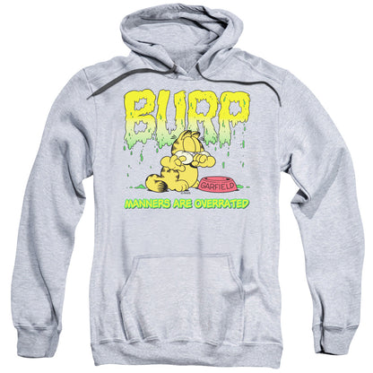 Garfield Manners Mens Hoodie Athletic Heather