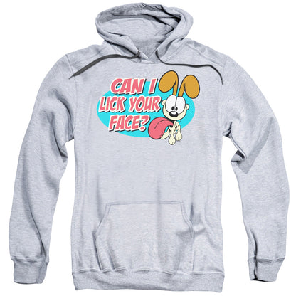 Garfield Question Mens Hoodie Athletic Heather