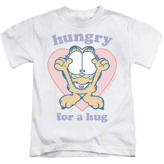 Garfield Hungry for a Hug Juvenile Kids Youth T Shirt White