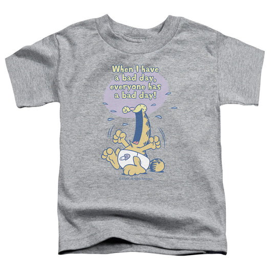 Garfield Bad Day Toddler Kids Youth T Shirt Athletic Heather
