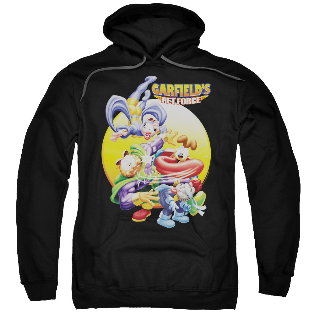 Garfield Tongue Of Doom Mens Hoodie Black