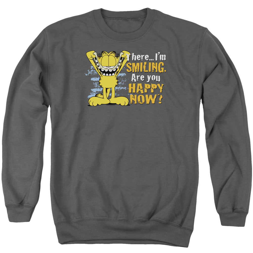 Garfield Iling Mens Crewneck Sweatshirt Charcoal