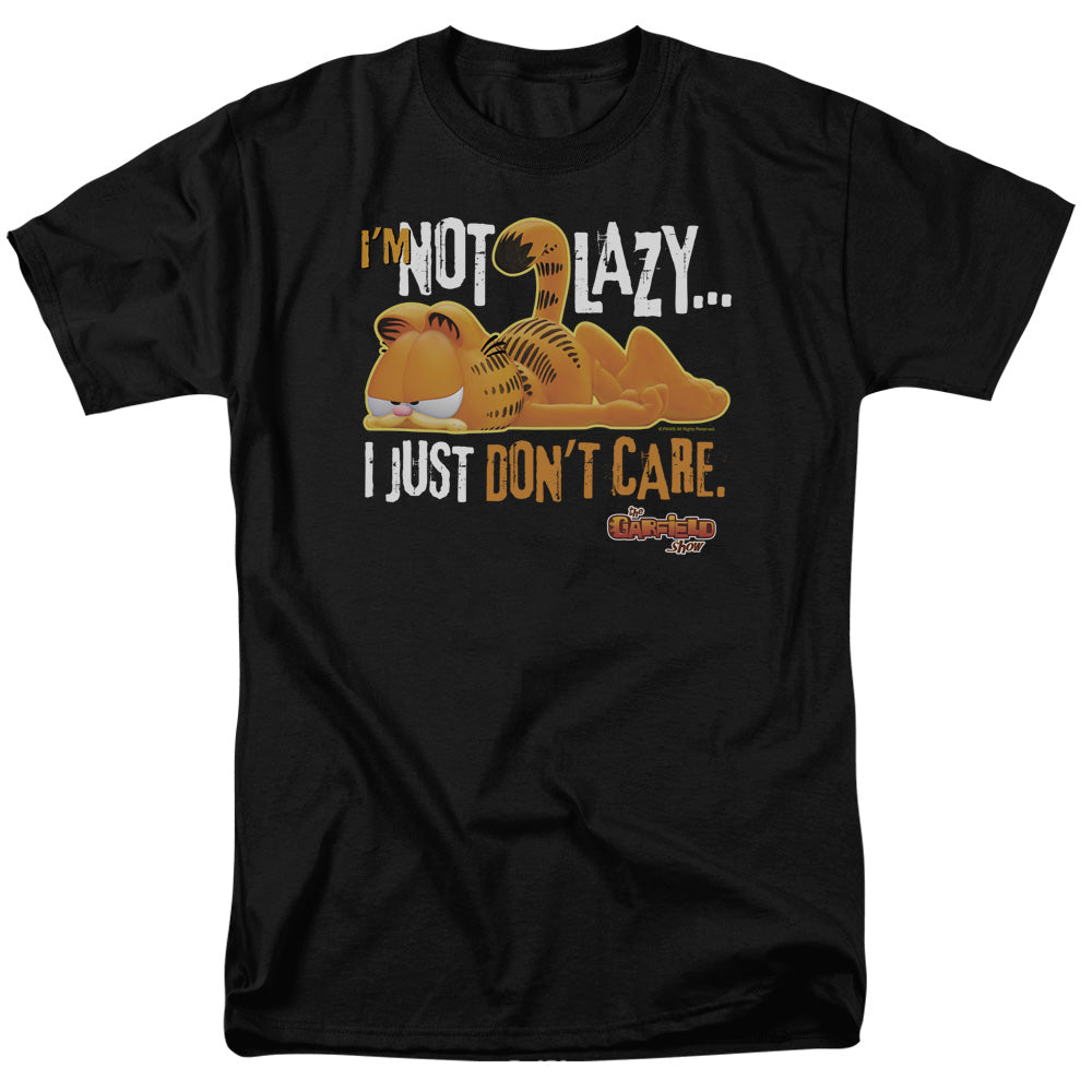 Garfield Not Lazy Mens T Shirt Black