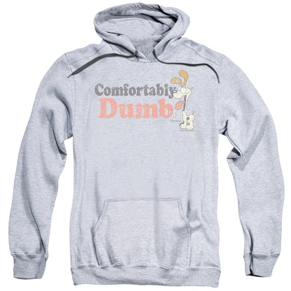 Garfield Comfortably Dumb Mens Hoodie Athletic Heather