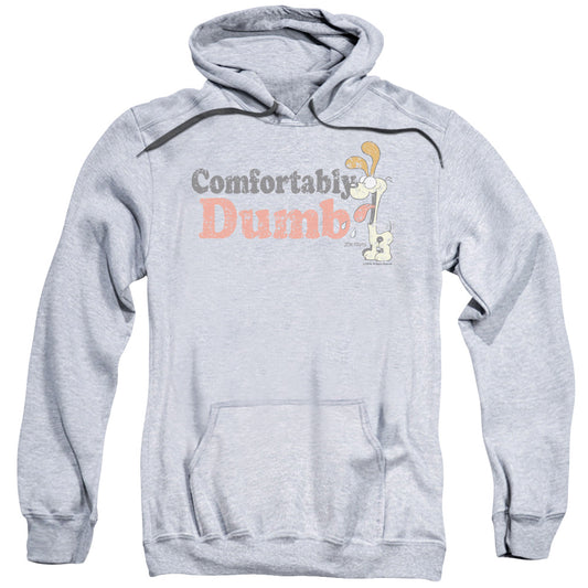 Garfield Comfortably Dumb Mens Hoodie Athletic Heather