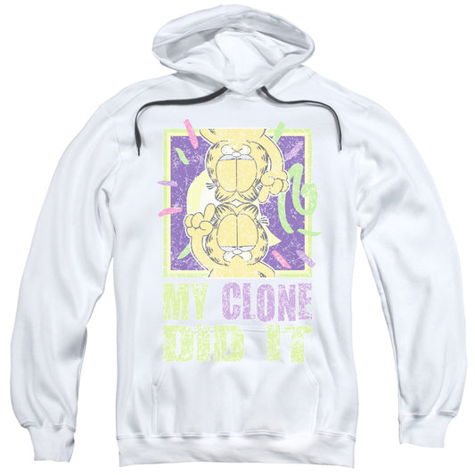 Garfield My Clone Did It Mens Hoodie White