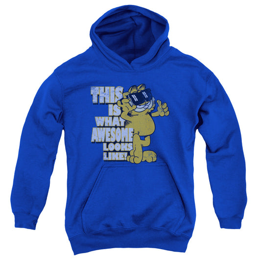 Garfield Awesome Kids Youth Hoodie Royal