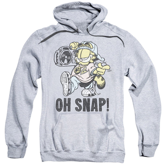 Garfield Oh Snap Mens Hoodie Athletic Heather