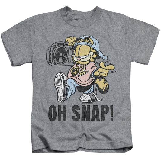 Garfield Oh Snap Juvenile Kids Youth T Shirt Athletic Heather