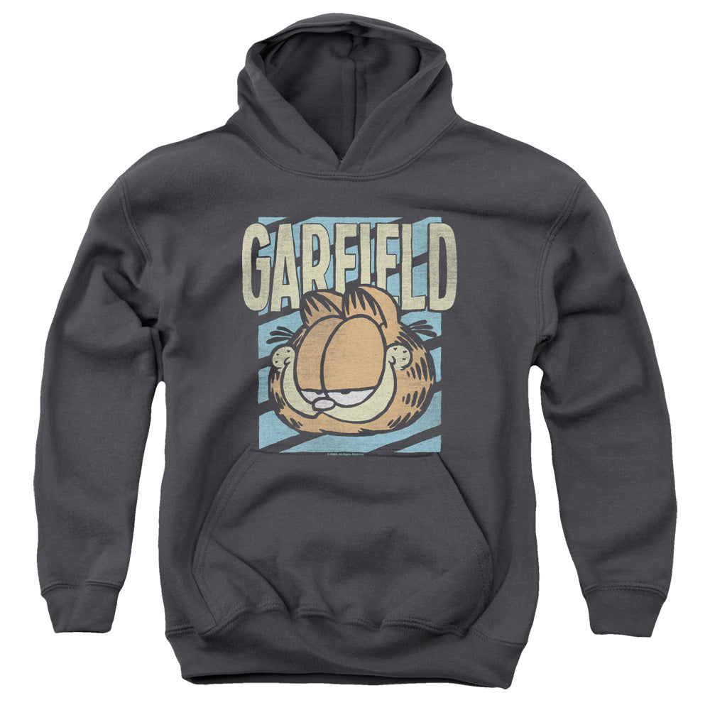 Garfield Rad Garfield Kids Youth Hoodie Charcoal