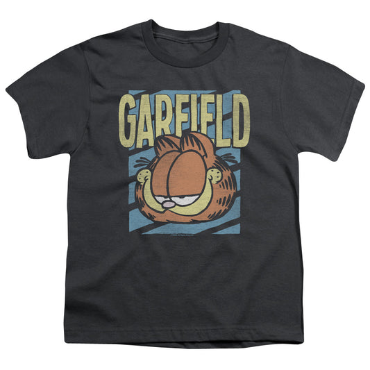 Garfield Rad Garfield Kids Youth T Shirt Charcoal