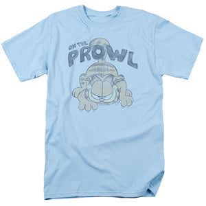 Garfield Prowl Mens T Shirt Light Blue