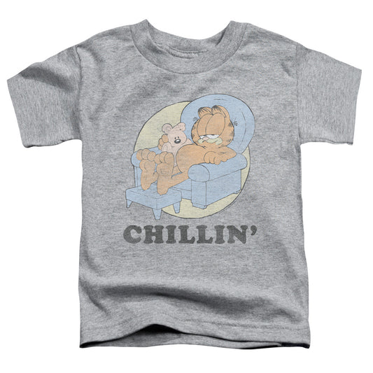 Garfield Chillin Toddler Kids Youth T Shirt Athletic Heather