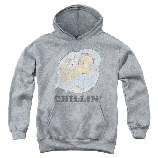 Garfield Chillin Kids Youth Hoodie Heather