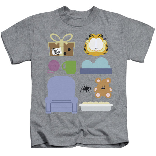 Garfield Gift Set Juvenile Kids Youth T Shirt Athletic Heather