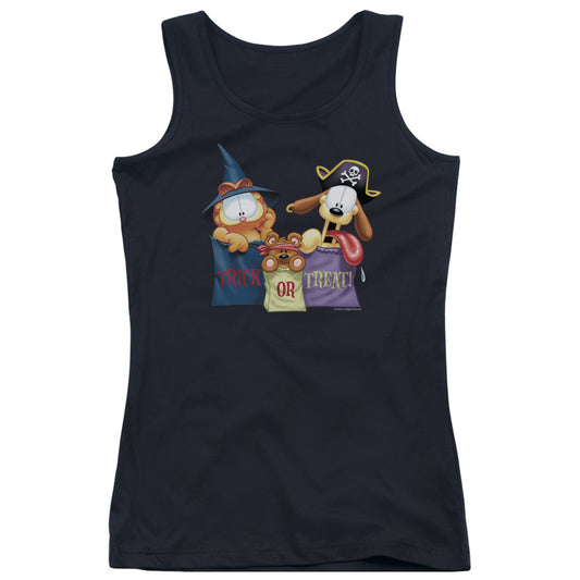 Garfield Grab Bags Womens Tank Top Shirt Black