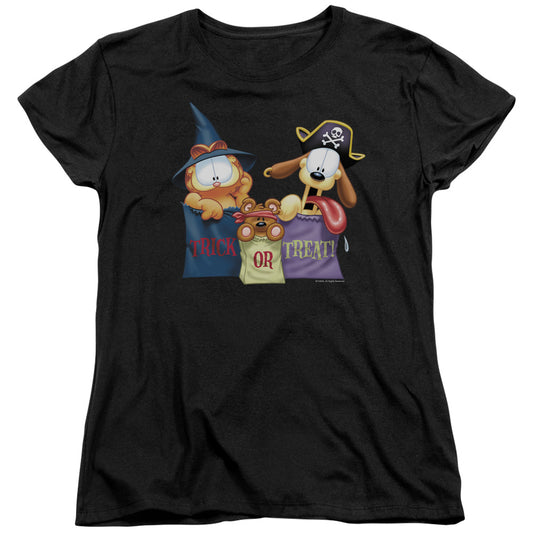 Garfield Grab Bags Womens T Shirt Black