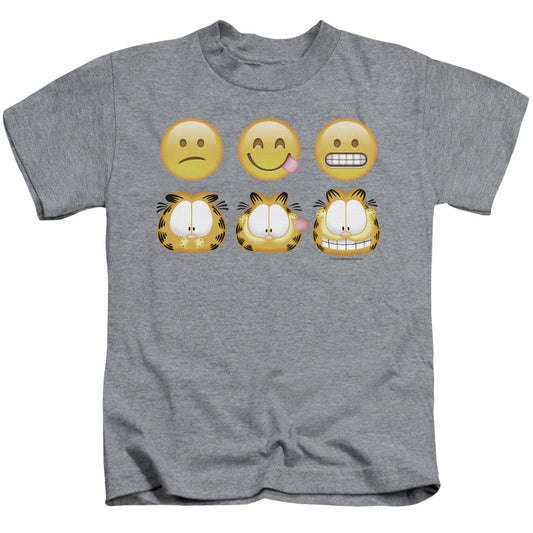Garfield Emojis Juvenile Kids Youth T Shirt Athletic Heather
