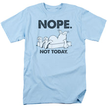 Load image into Gallery viewer, Garfield Nope Mens T Shirt Light Blue