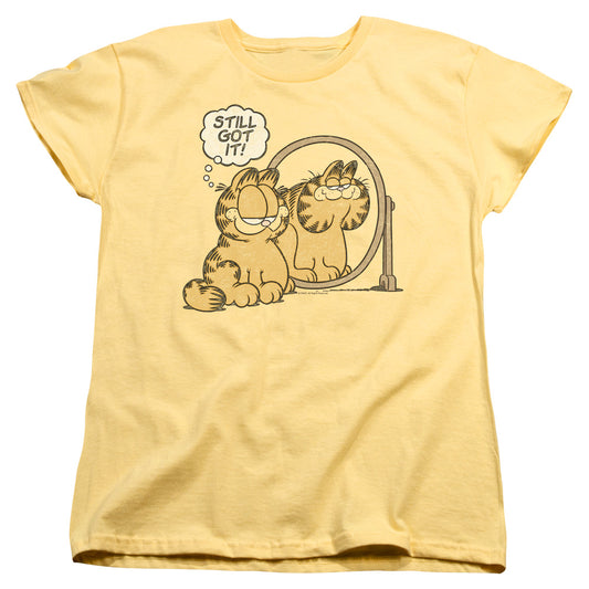 Garfield Still Got It Womens T Shirt Banana