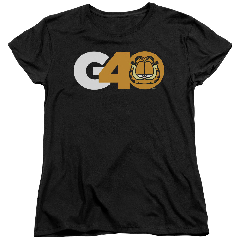 Garfield G40 Womens T Shirt Black