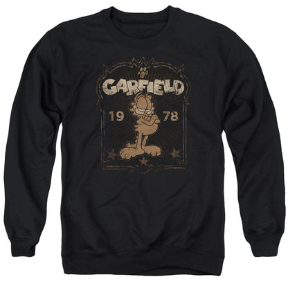 Garfield Est 1978 Mens Crewneck Sweatshirt Black