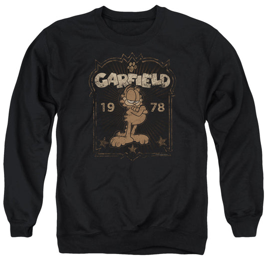 Garfield Est 1978 Mens Crewneck Sweatshirt Black