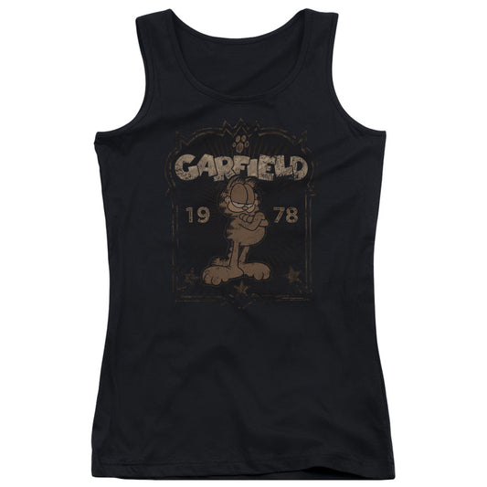 Garfield Est 1978 Womens Tank Top Shirt Black