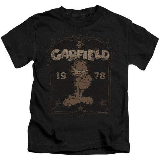 Garfield Est 1978 Juvenile Kids Youth T Shirt Black
