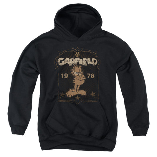 Garfield Est 1978 Kids Youth Hoodie Black
