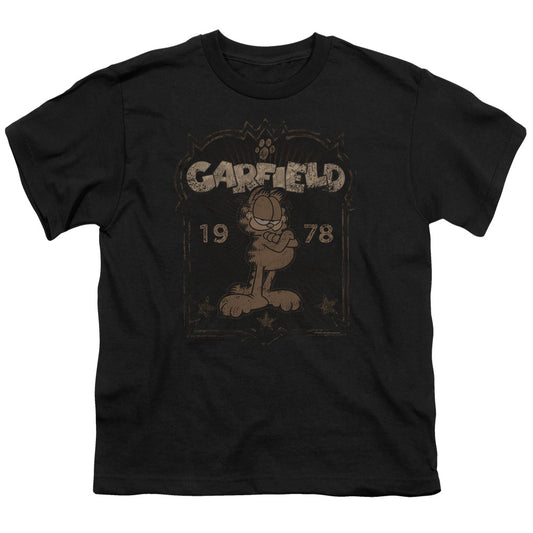 Garfield Est 1978 Kids Youth T Shirt Black