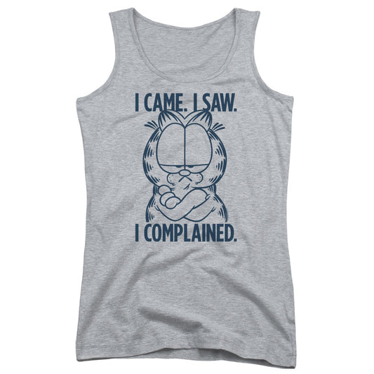 Garfield I Complained Womens Tank Top Shirt Athletic Heather