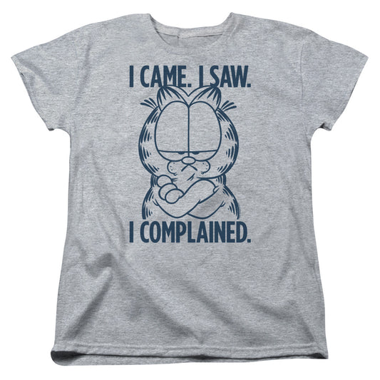 Garfield I Complained Womens T Shirt Athletic Heather
