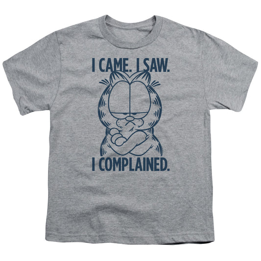 Garfield I Complained Kids Youth T Shirt Athletic Heather